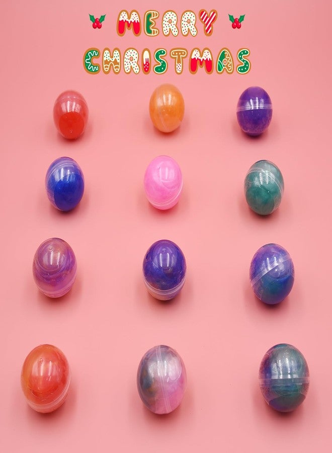 Howzcci 12 Pack Galaxy Slime Ball Toys Stress Relief Toys DIY Squeeze Stretchy Party Favors Toy for Kids Boys Girls Christmas Stocking Stuffers School Classroom Prizes Valentines Day Card Gifts - Image 3